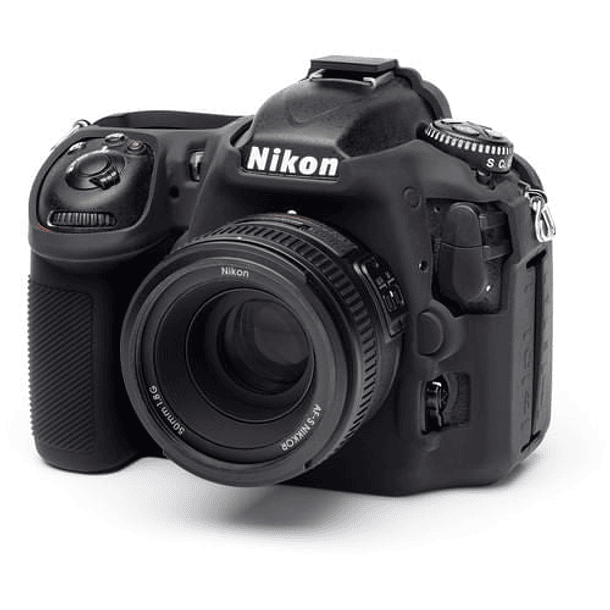 Piel de Silicona Easycover Nikon D500 Negro 4