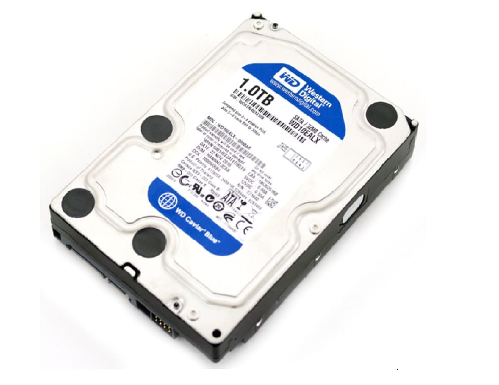 Disco HDD Interno WD Blue 1TB 7200RPM 3.5 SATA 6 Gb/s 64MB