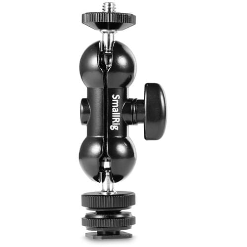 Adaptador De Doble Bola Smallrig De HotShoes A 1/4