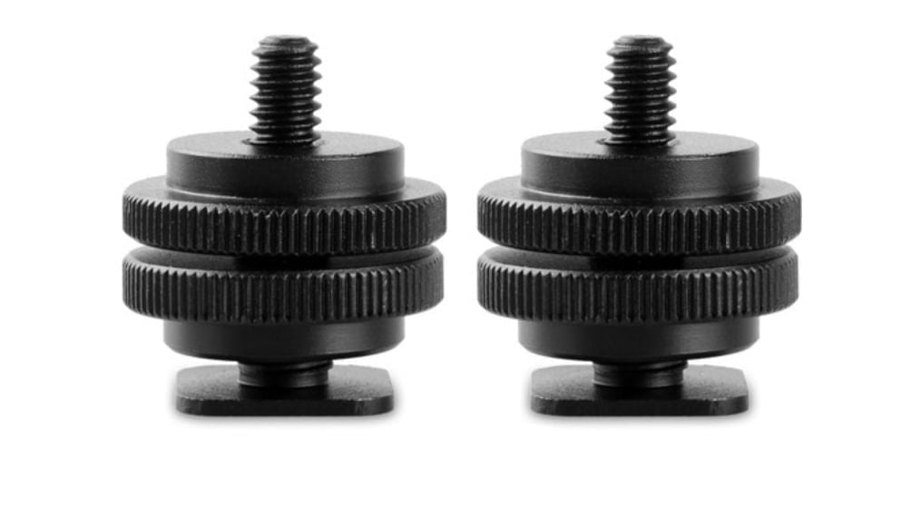 2x Adaptadores Smallrig zapata fría a perno 1/4 y 3/8 1631