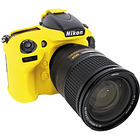 Piel de Silicona Easycover Nikon D810 Amarillo 3