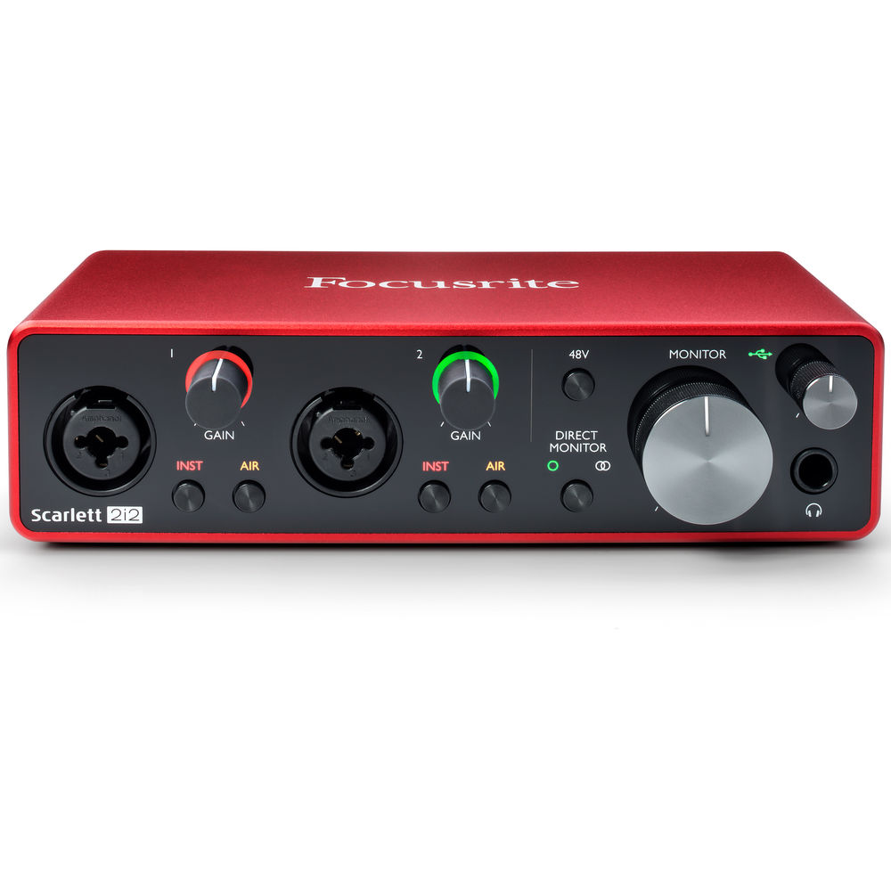Interfaz De Audio Focusrite Scarlett 2i2 de 3ra Generación
