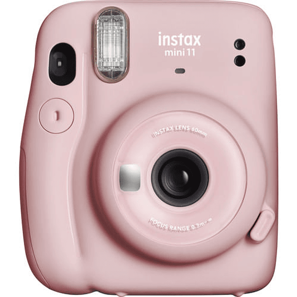 Cámara Fujifilm Instax Mini 11 Blush Pink + Recargas