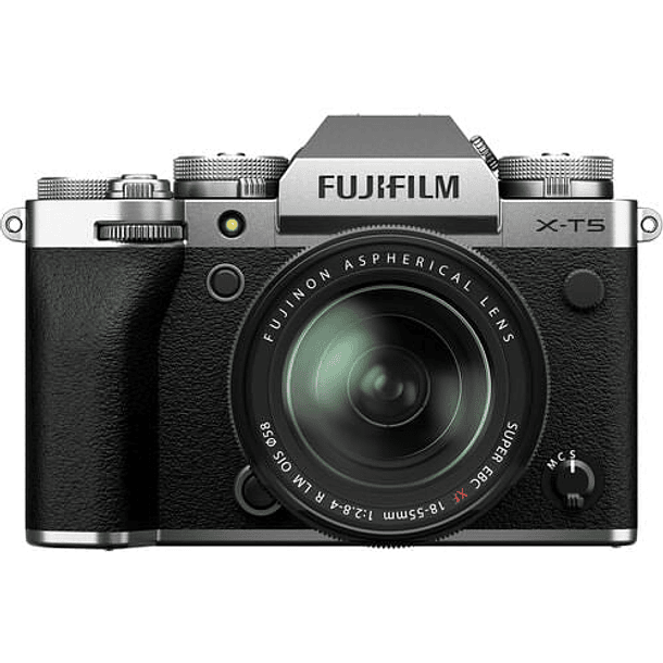 Cámara FujiFilm X-T5 Silver + Lente XF 18-55mm