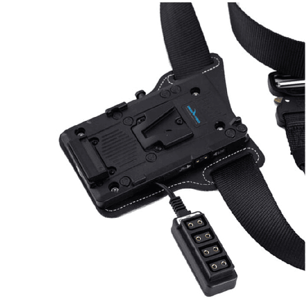 Cinturón IndiPro Tools placa para V-Mount y 5 salidas D-Tap