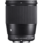 Lente Sigma 16mm F/1.4 Contemporary para Sony E 2