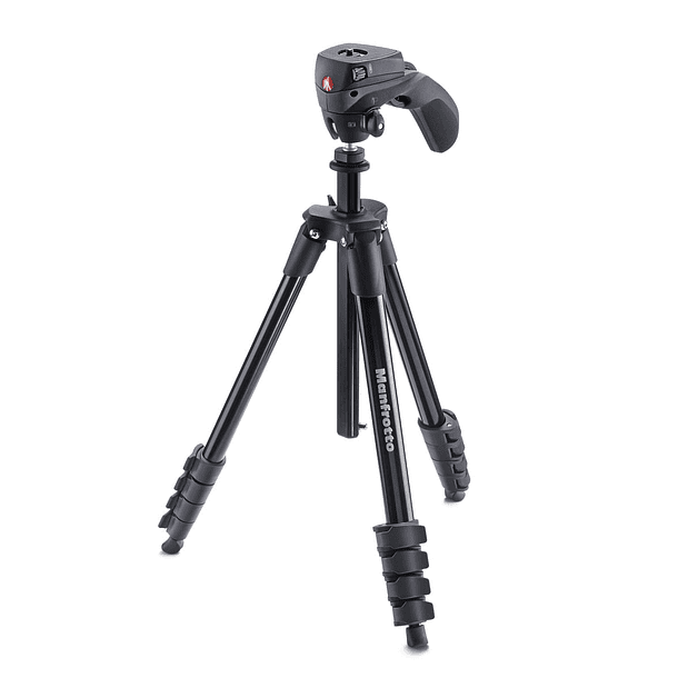Tripode Manfrotto Compact Action negro 1