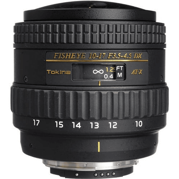 Lente Tokina Fisheye 10-17mm f/3.5-4.5 Nikon 3