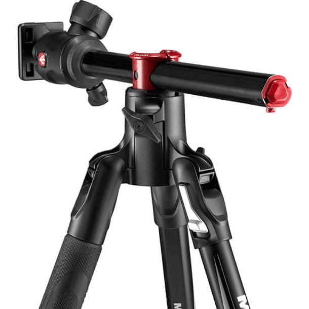 Tripode Manfrotto Befree GT XPRO Abatible + Cabezal MH496-BH 6