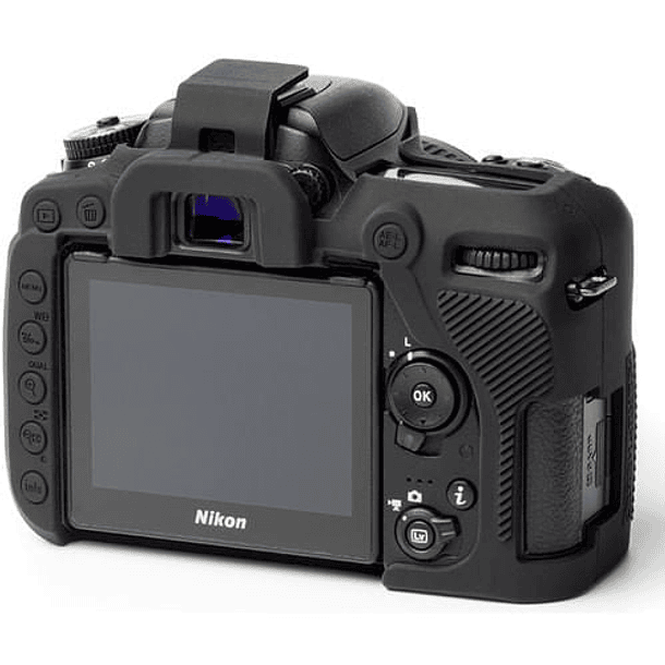 Piel de Silicona Easycover Nikon D7500 Negro 4