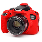 Piel de Silicona Easycover Canon T6 / T7 Rojo 3