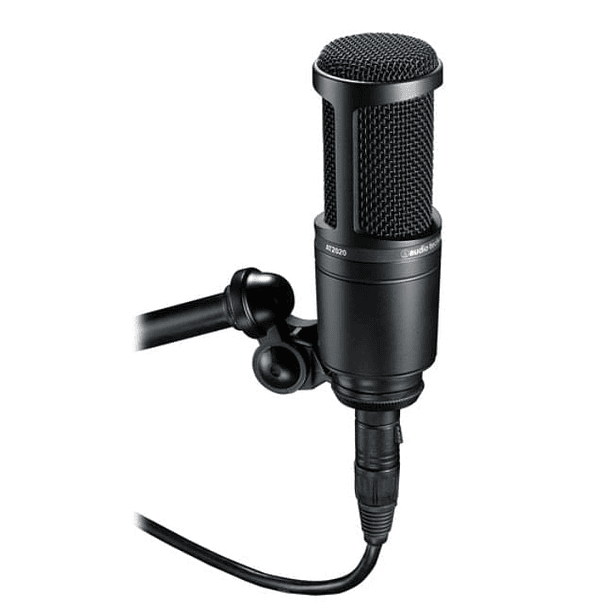 Kit Micrófono Podcast Audiotechnica AT2020PK, Audifono, Boom 2