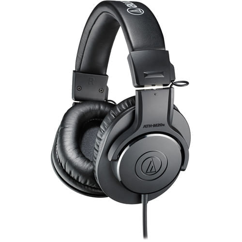 Audífono Monitoreo Audiotechnica ATHM20X negro
