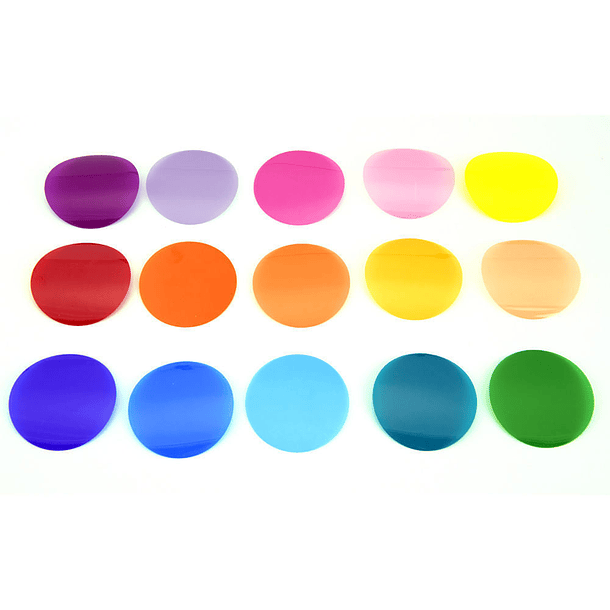 Set De Efectos de Colores Godox Para Flash Round Head