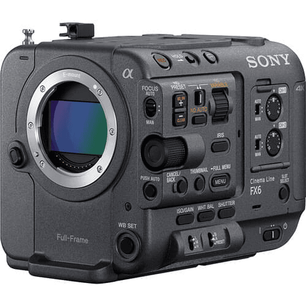 Cámara Sony Cinema FX6 R CMOS 4K Full Frame Body