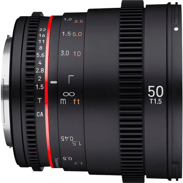 Lente Rokinon 50mm T1.5 Cine DSX High Speed para Sony E 5