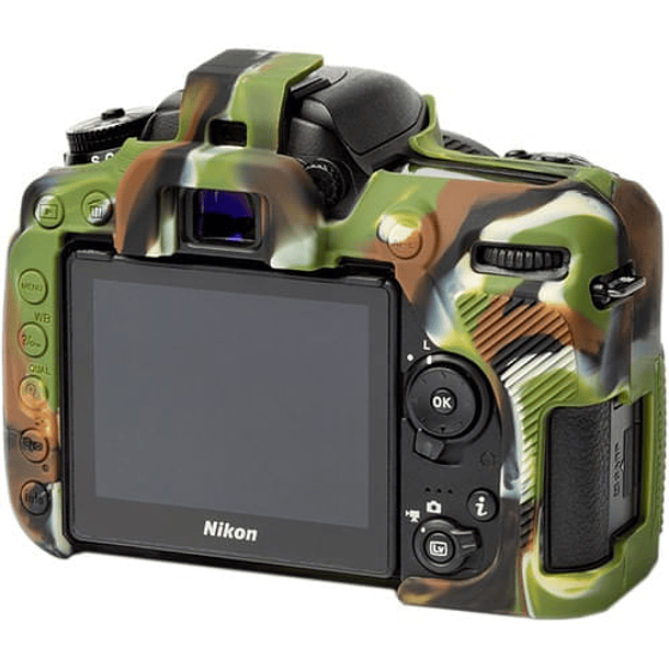 Piel de Silicona Easycover Nikon D7500 Camuflaje 4