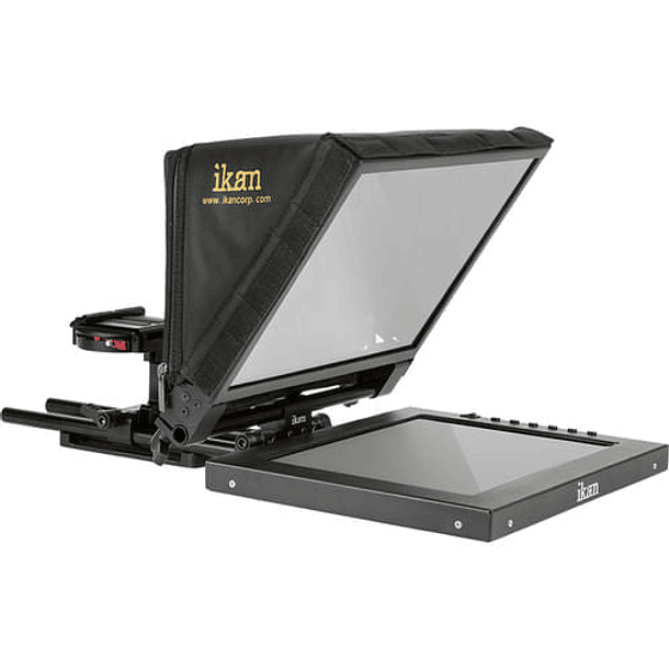 Teleprompter ikan PT1200 con rolling-case