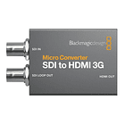 Micro convertidor BMD SDI a HDMI 3G/3D LUT con PSU 3