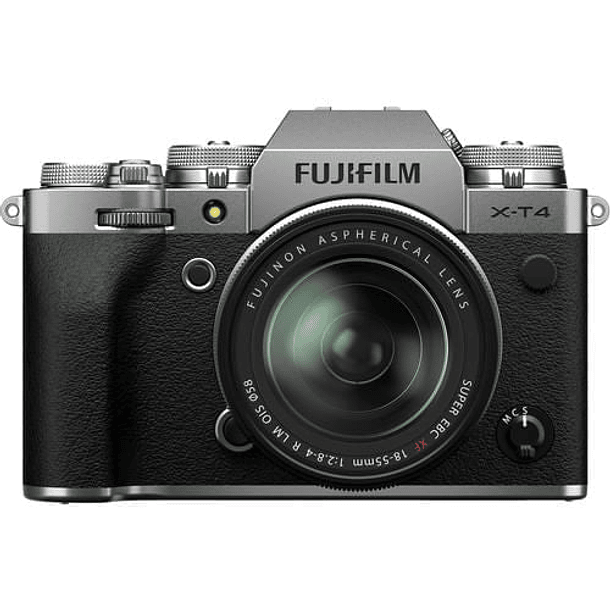 Cámara FujiFilm X-T4 Silver + Lente XF 18-55mm F2.8-4