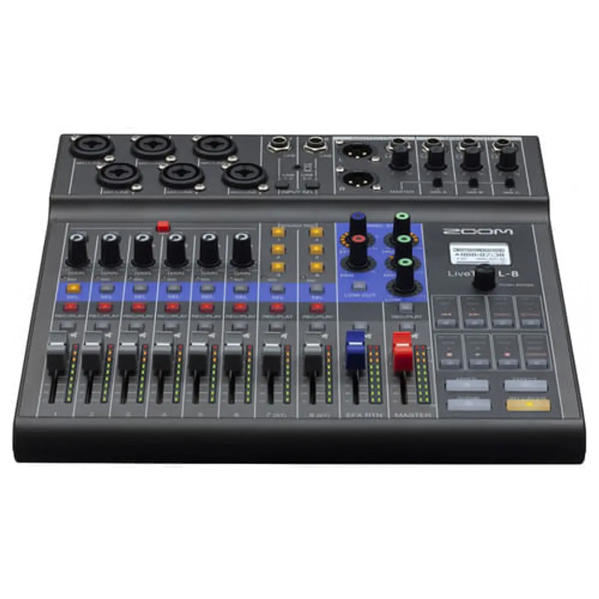 Grabador Multipista Mezclador Zoom LiveTrak L-8 8 Canales