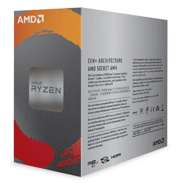 Procesador AMD Ryzen 3 3200G 3.6GHz - 4 Núcleos AM4 3