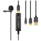 Micrófono Lavalier Saramonic con Conexion Lightning y USB-C 1