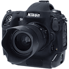 Piel de Silicona Easycover Nikon D4s / D4 Negro 3