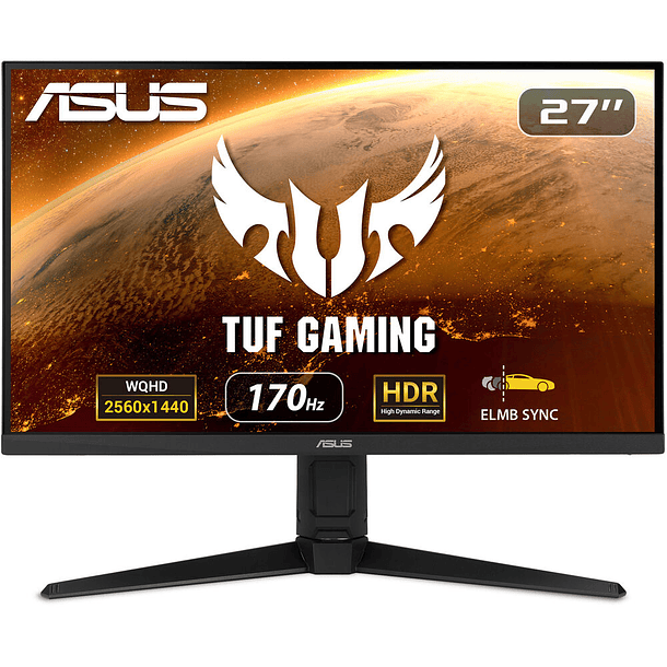 Monitor Gamer Asus TUF VG27AQ 27'' WQHD IPS 170Hz 130% sRGB