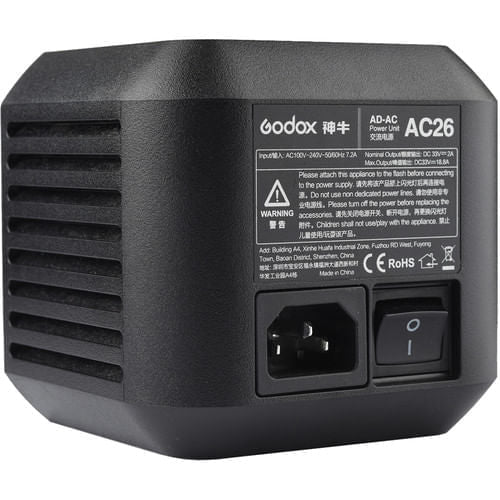 Adaptador Godox AC Para Godox AD600 Pro
