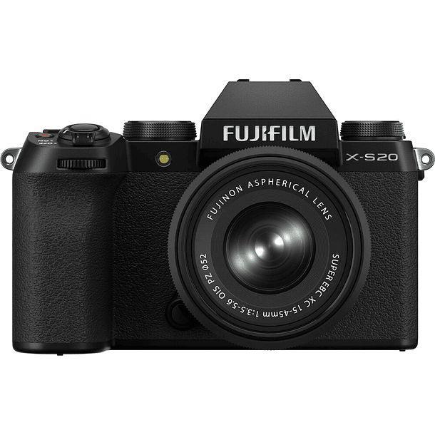 Cámara Mirrorless Fujifilm X-S20 con Lente 15-45mm F/3.5-5.6 OIS PZ