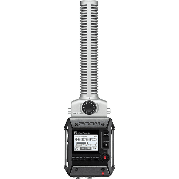 Grabador de campo portátil Zoom F1-SP de 2 entradas/2 pistas con micrófono Shotgun 1