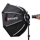 Softbox Octogonal Triopo KX-90 Para Speedlight Con Soporte Para Trípode 90cm 2