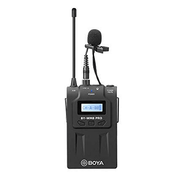 Micrófono Boya con Transmisor para Sistema Inalambrico BY-WM8 Pro