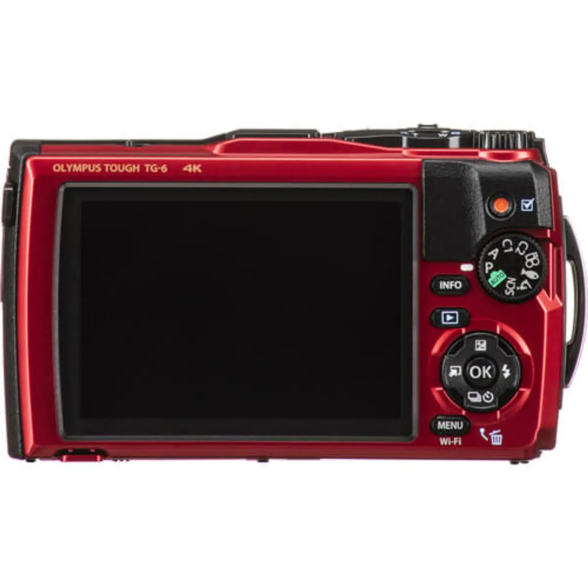 OLYMPUS Tough TG-6 4K レッド Cámara digital Olympus Touch TG6 Roja - Resistente al agua