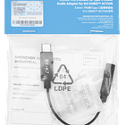 Adaptador Boya BY-K7 - 3.5mm TRS Hembra a USB-C Para DJI OSMO Action 3