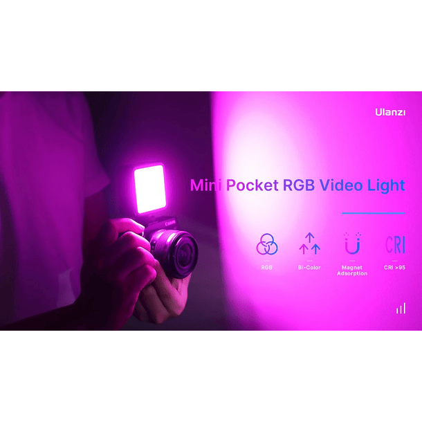 Luz Led Ulanzi VL49 RGB Magnética 7