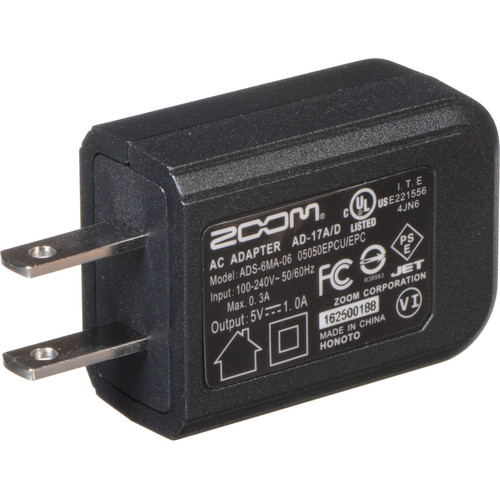 Adaptador de CA Zoom AD-17 para dispositivos Zoom