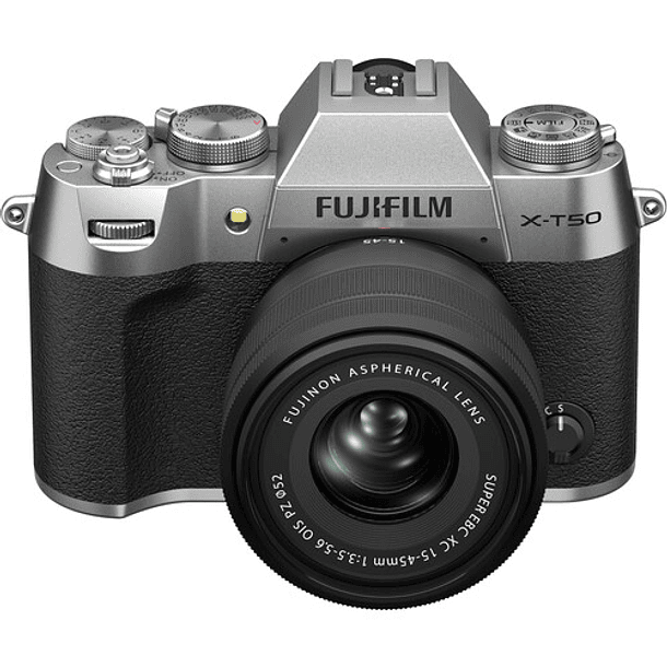 Camara FUJIFILM X-T50 Mirrorless con Lente 15-45mm f/3.5-5.6 Lens (Silver) 8