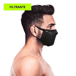 Fu+ Mascarilla deportiva filtrante lavable, Naroo