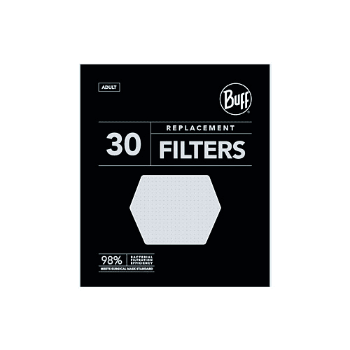 Pack de 30 filtros mascarilla Adulto, Buff