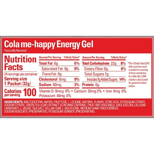 Energy Gel Cola Me Happy (24 unid.), Gu