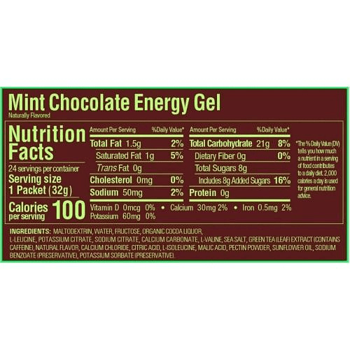Energy Gel Mint Chocolate (24 unid), GU