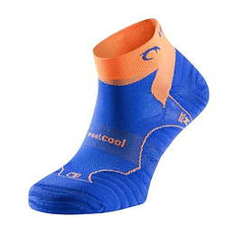 Calcetines Running Unisex Royal Blue/Orange Tiwar, Lurbel