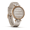 Lily Rose Gold Light Sand Silicone, Garmin