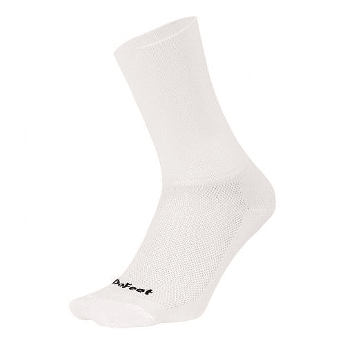Calcetin Aireator D-Logo White (Double Cuff), DeFeet