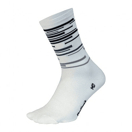 Calcetin Aireator DNA (White/Grey Lines), DeFeet