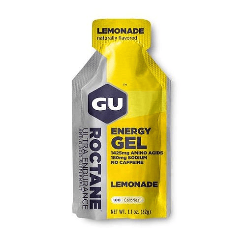 Energy Gel Roctane Lemonade sin cafeína (Unidad), Gu