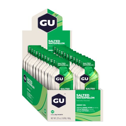 Caja de Geles Salted Watermelon GU Energy (24 Unidades)