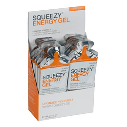 Pack Frambuesa energy gel (12 unidades),  SQUEEZY